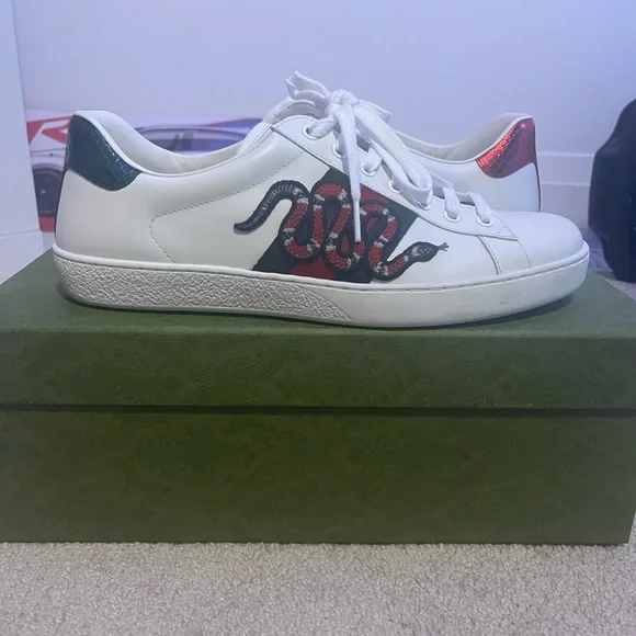 Gucci ace sneakers size 10 - Picture 2 of 5